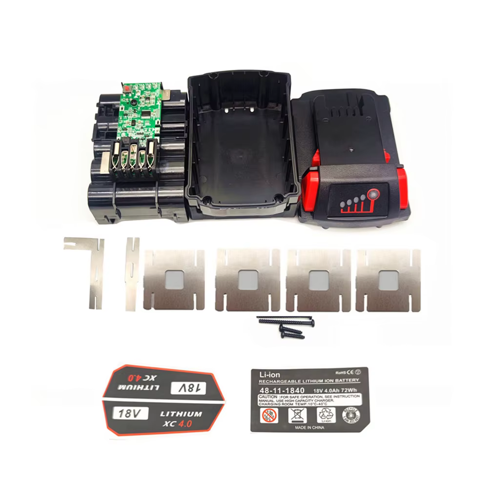 Boîtier de batterie à outils 5S2P 18650 10 cœurs pour Milwaukee M18 18V