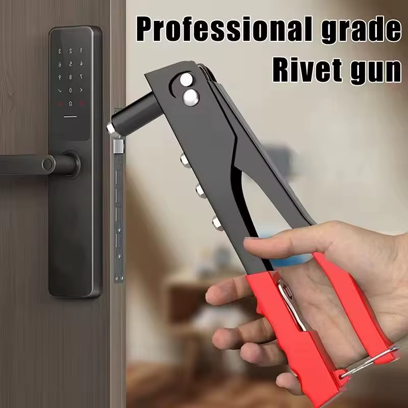1 pièce Pistolet à rivets manuel robuste pour charnières de porte de salle de bain
