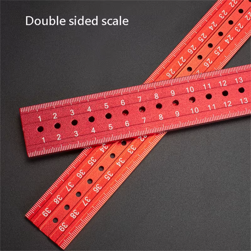 XXUA Multifonctional Carpenter Combination Square Aluminium ALLIAG