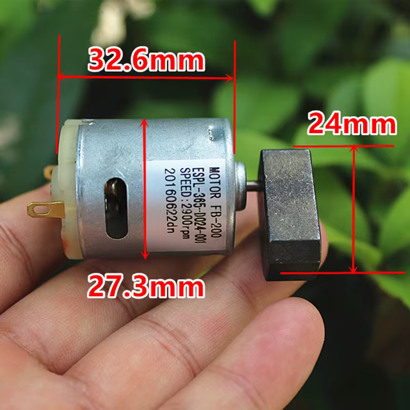 Mini RS-365 baignade Vibration Moteur DC 12V 18V 24V Micro 27mm Électrique Vibrant