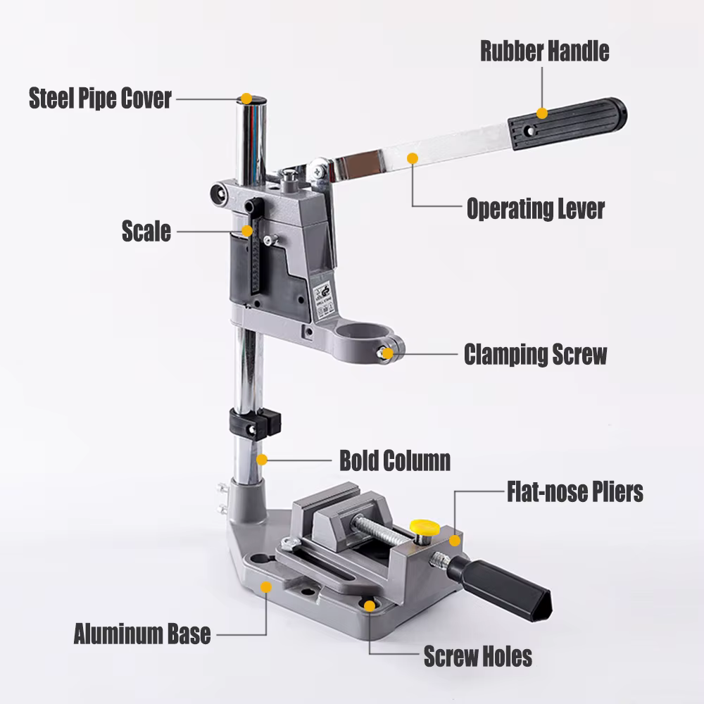 Support de perceuse électrique multifonction