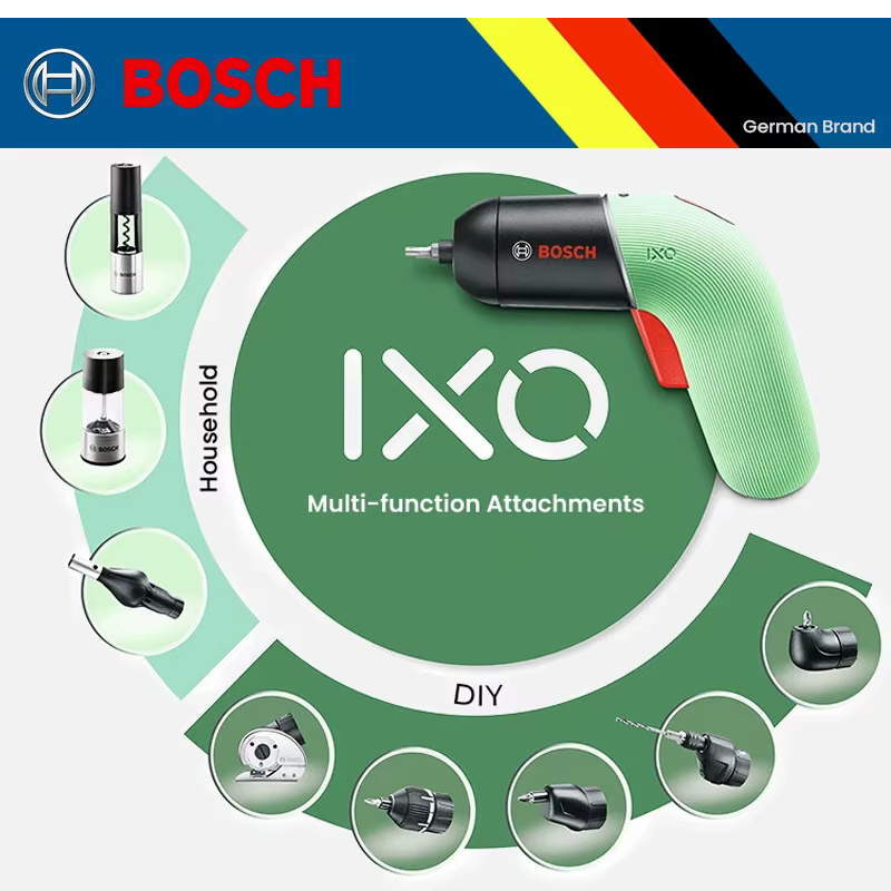 BOSCH IXO accessoires pour IXO 7 tournevis perceuses couple Angle coin perceuse coupe adaptateur broyeur à épices souffleur d'air