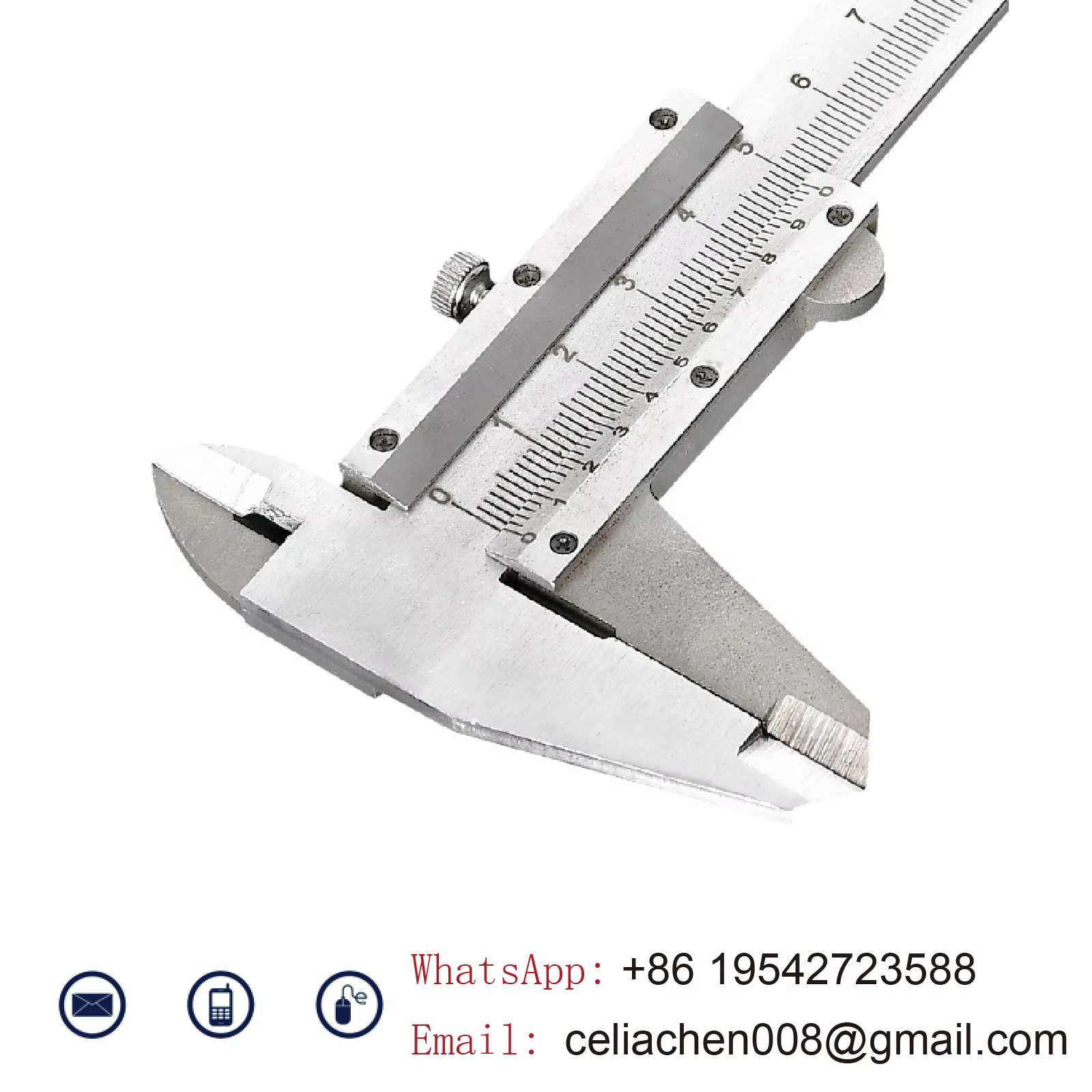 Pied à Coulisse Vernier 0-300mm Précision 0.02mm Acier Carbone Outil de Mesure Manuel Qualité Industrielle Calibre