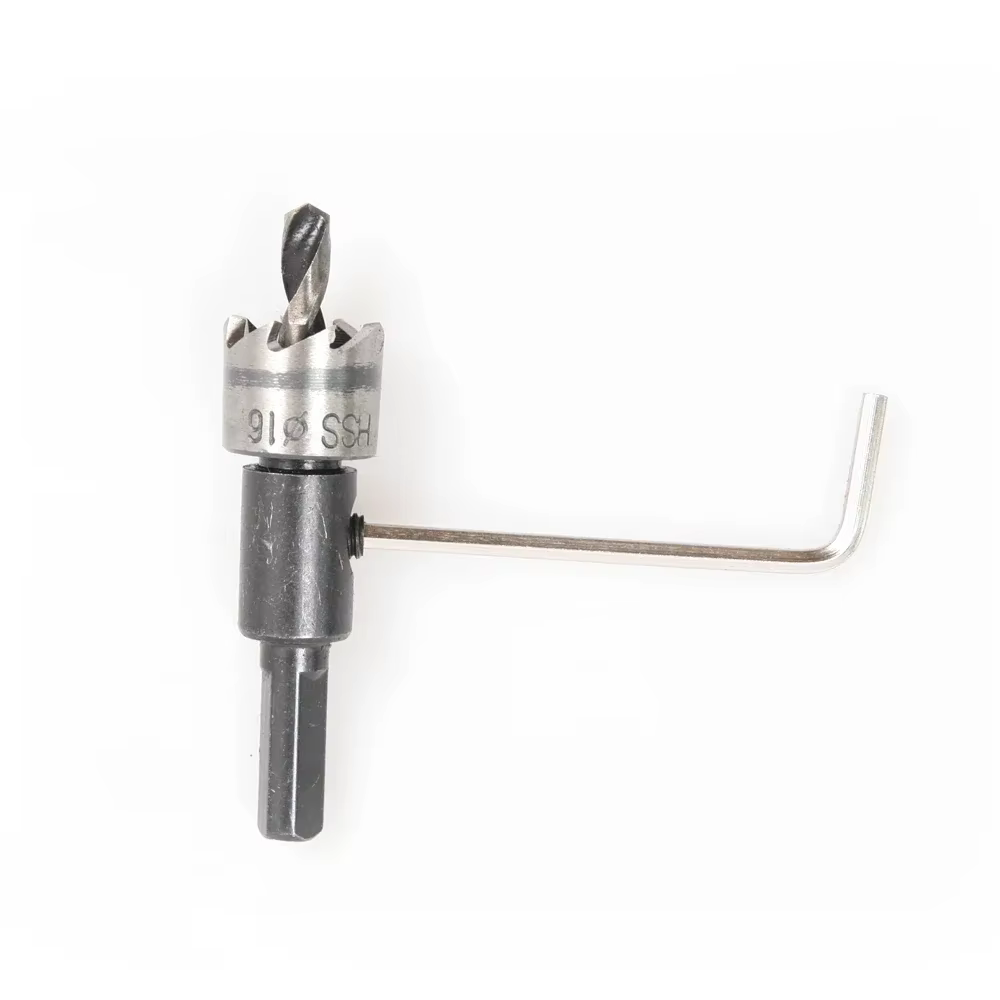 6pc 12mm/14mm/17mm/18.5mm/20mm/22mm pointe en carbure HSS forets métal trou scie forets ensemble torsion trou scie coupe outils électriques