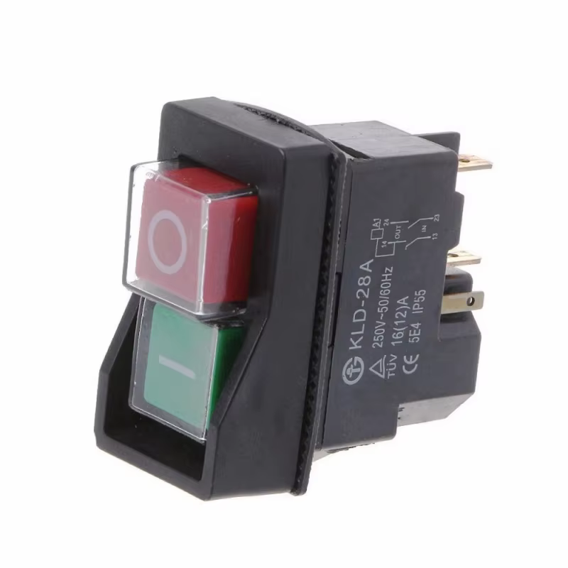 Interrupteurs à bouton-poussoir électromagnétique KJD17 YH02A pour machines-outils