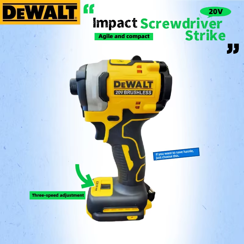DEWALT DCF Nouveau 850 20V Perceuse-visseuse sans fil à moteur sans balais