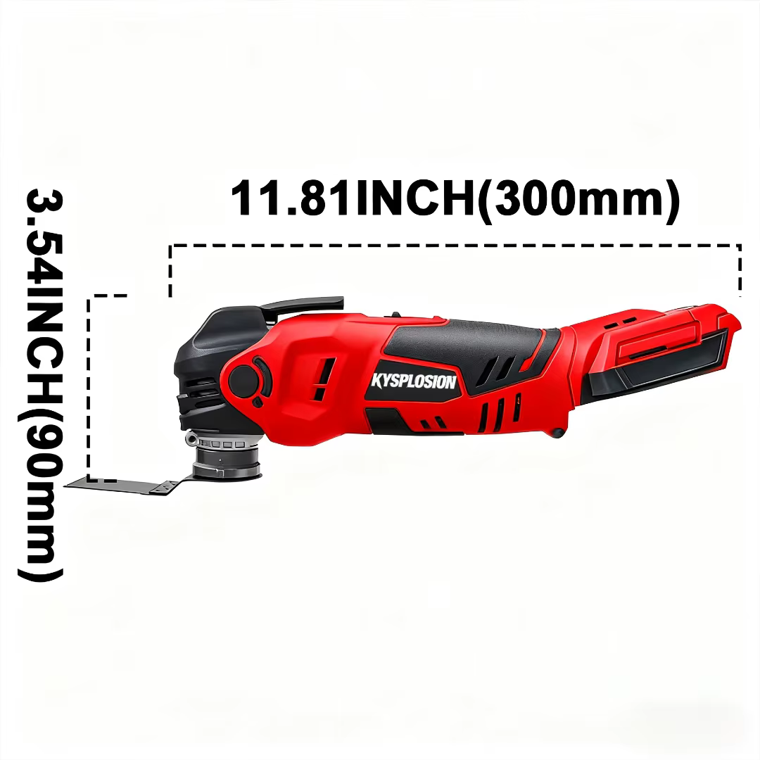 Pour Milwaukee M18 batterie 5 vitesses oscillant sans brosse multi-outils scie électrique sans fil pelle outil