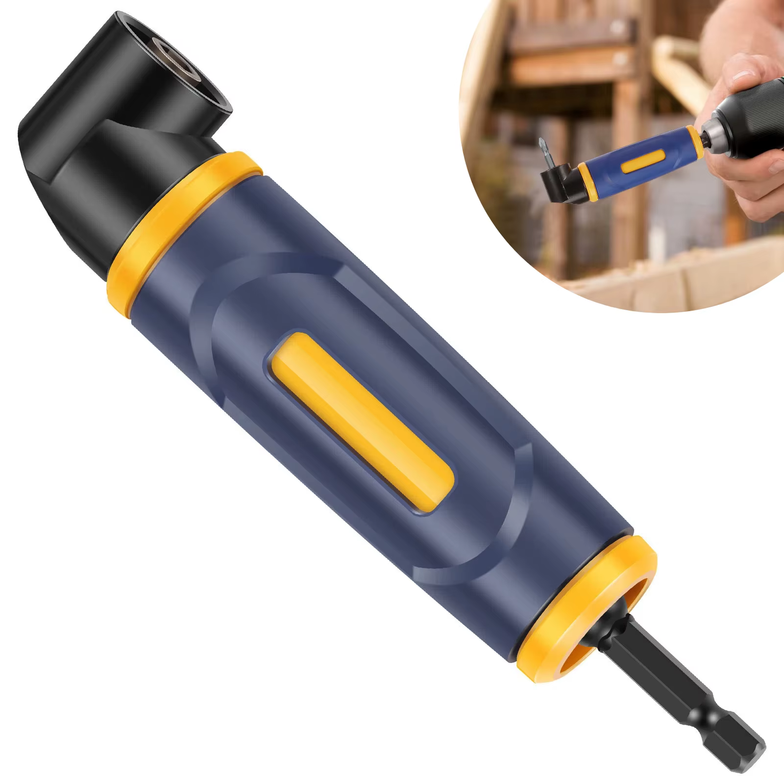 Adaptateur de perceuse d'angle à 90 degrés