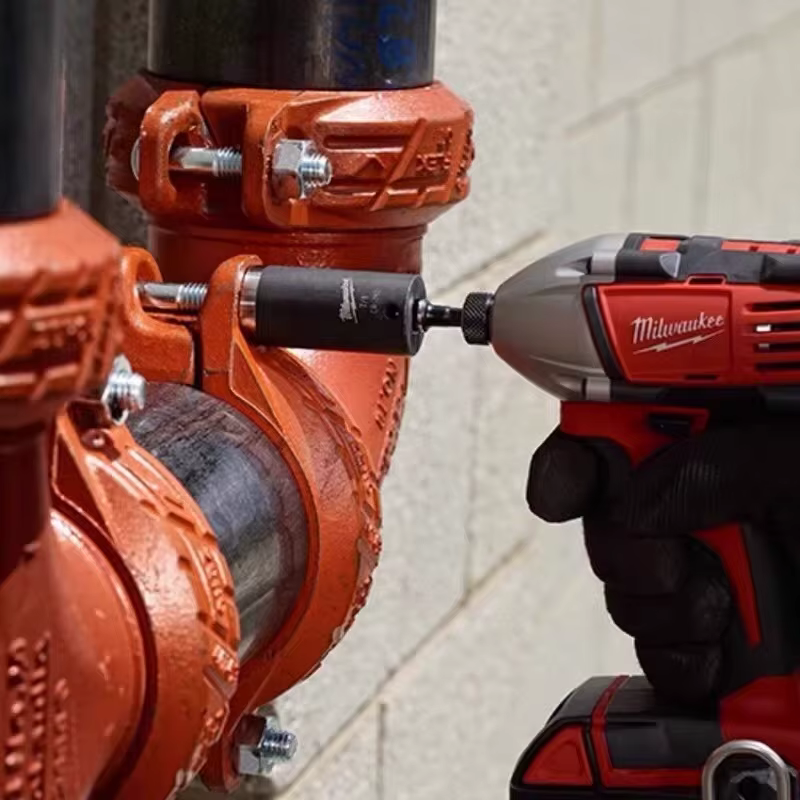 Milwaukee 48-32-5033 SHOCKWAVE Ensemble d'adaptateurs de douilles à tige hexagonale 3 pièces en acier allié durable