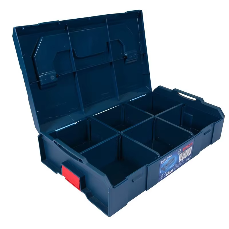BOSCH 1600A007SF l-boxx Mini boîte à outils pièces durables anti-choc embouts de vis accessoires rangement mallette à outils empilable