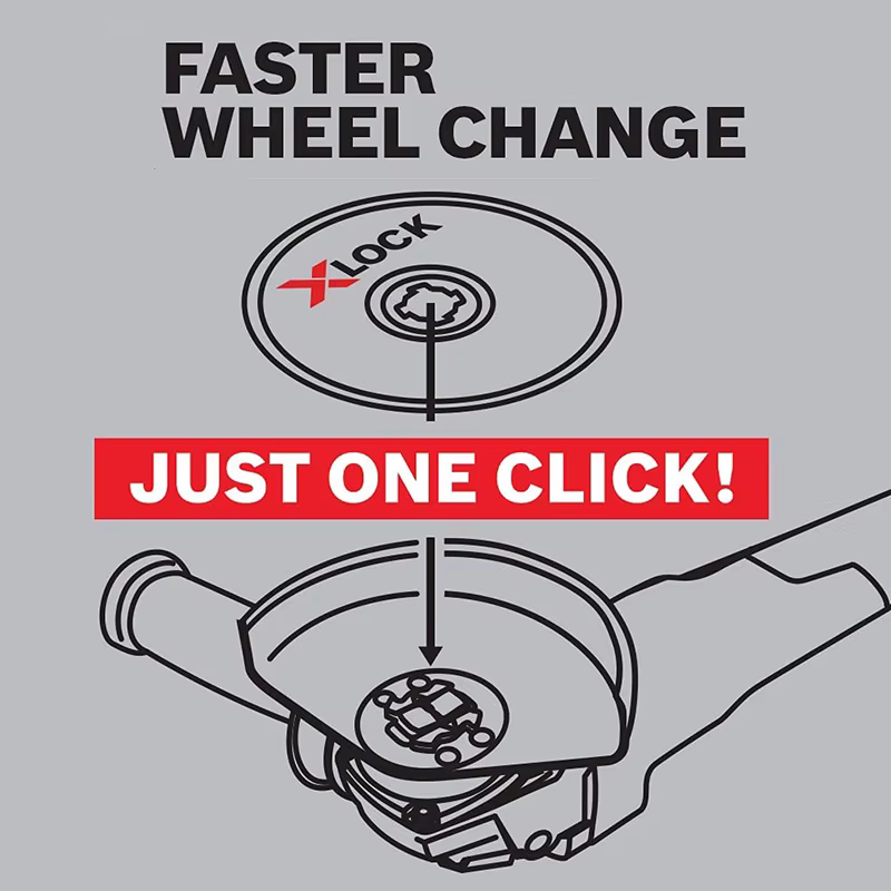 Bosch X-Lock-Disque de Meulage en Métal et Acier Inoxydable