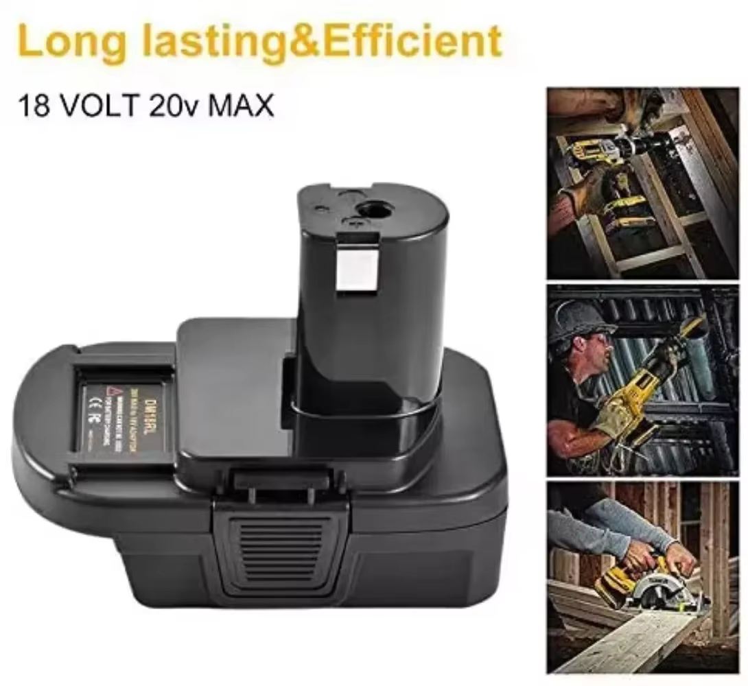 Adaptateur de batterie DM18RL pour Dewalt pour Milwaukee