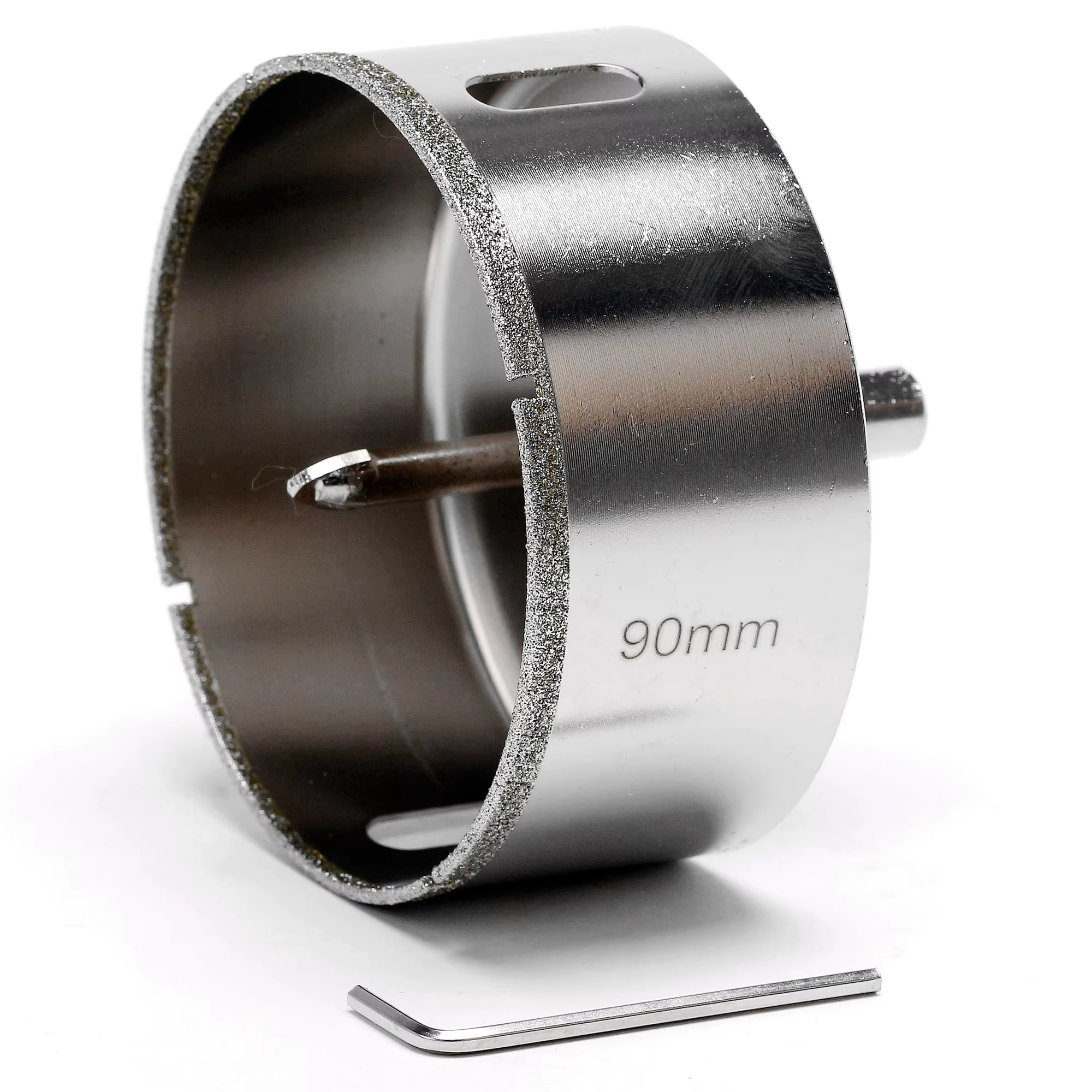 Forets de noyau de scie cloche revêtus de diamant de 18-125mm avec foret central de Position outils de maçonnerie pour carrelage de marbre de granit de verre