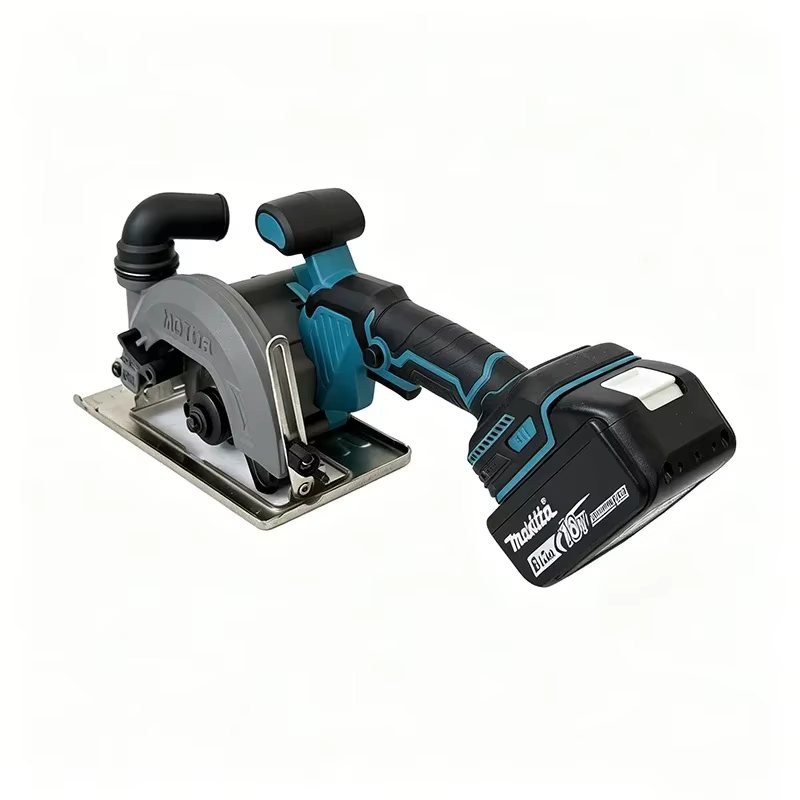 Scie circulaire sans fil Makita 150 mm, lame sans balais, scie électrique portable, coupe bois et métal, pour la construction et la maison, batterie 18 V