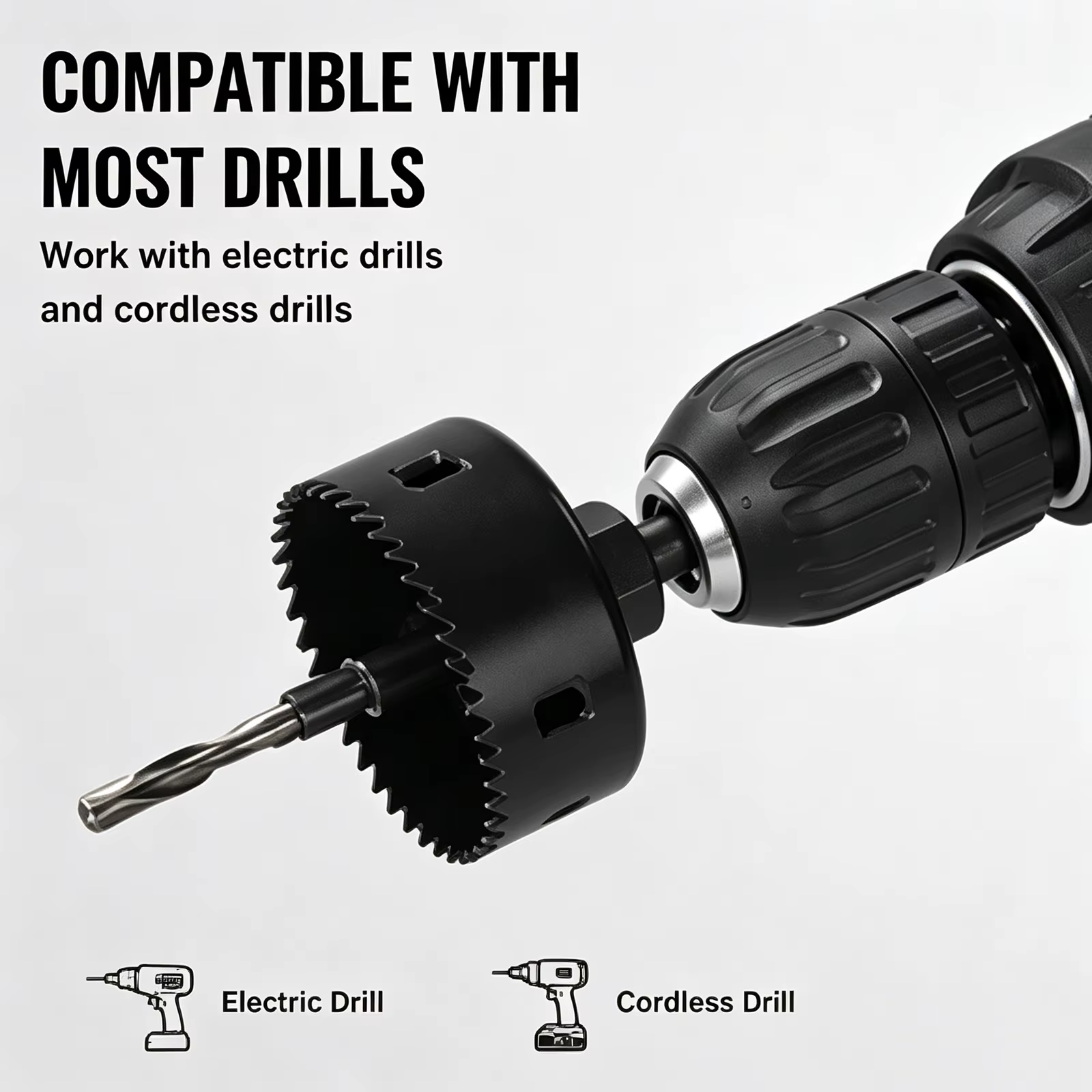 【Nouveauté 2026】 Kit de 13 scies cloches en acier au carbone de qualité supérieure