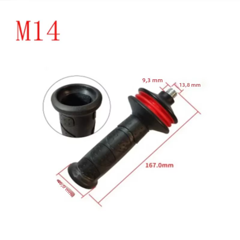 Poignée latérale anti-vibration de remplacement M8 M10 M12 M14 pour meuleuse d'angle BOSCH GWS20-180 GWS20-230 180mm 230mm
