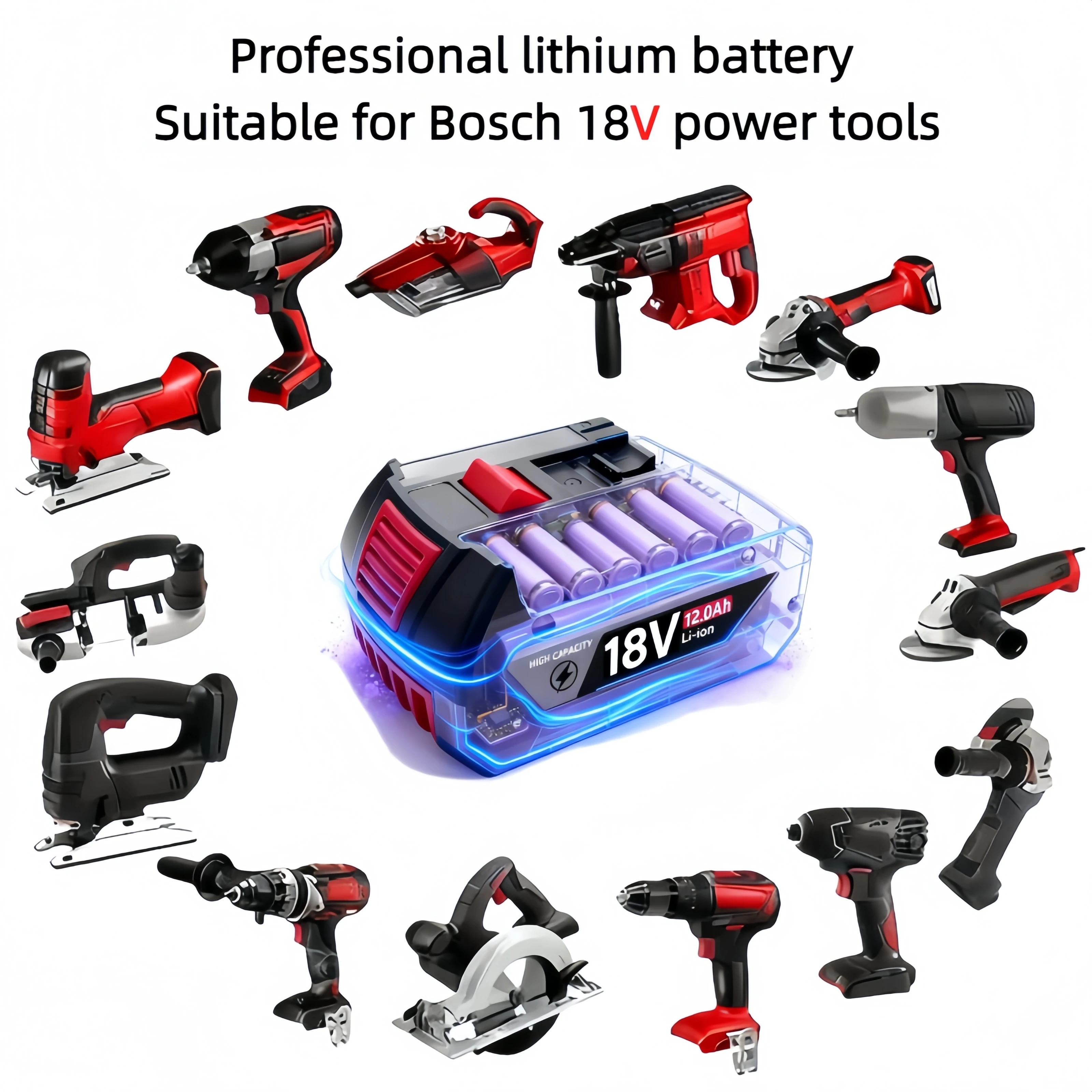 Vente Flash! Batterie Li-ion Bosch 18V 12