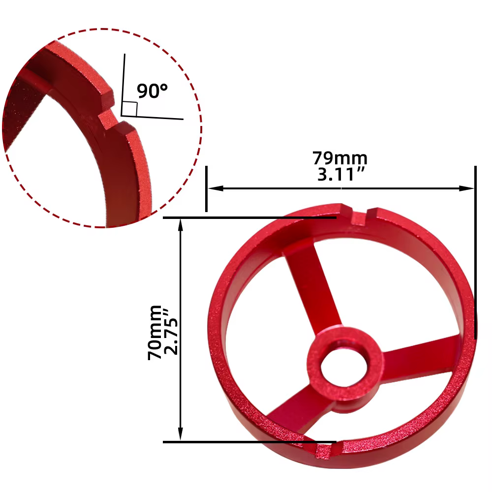 Guide de perçage pour chevets de menuiserie 5-10 mm