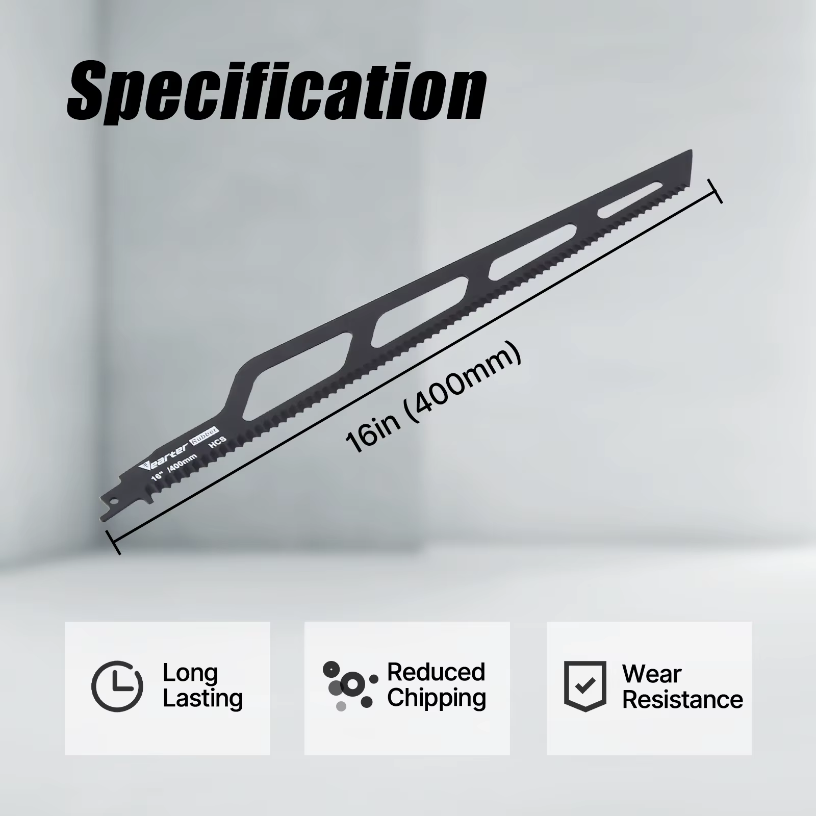 Vearter-Scie sabre HCS en acier à haute teneur en carbone