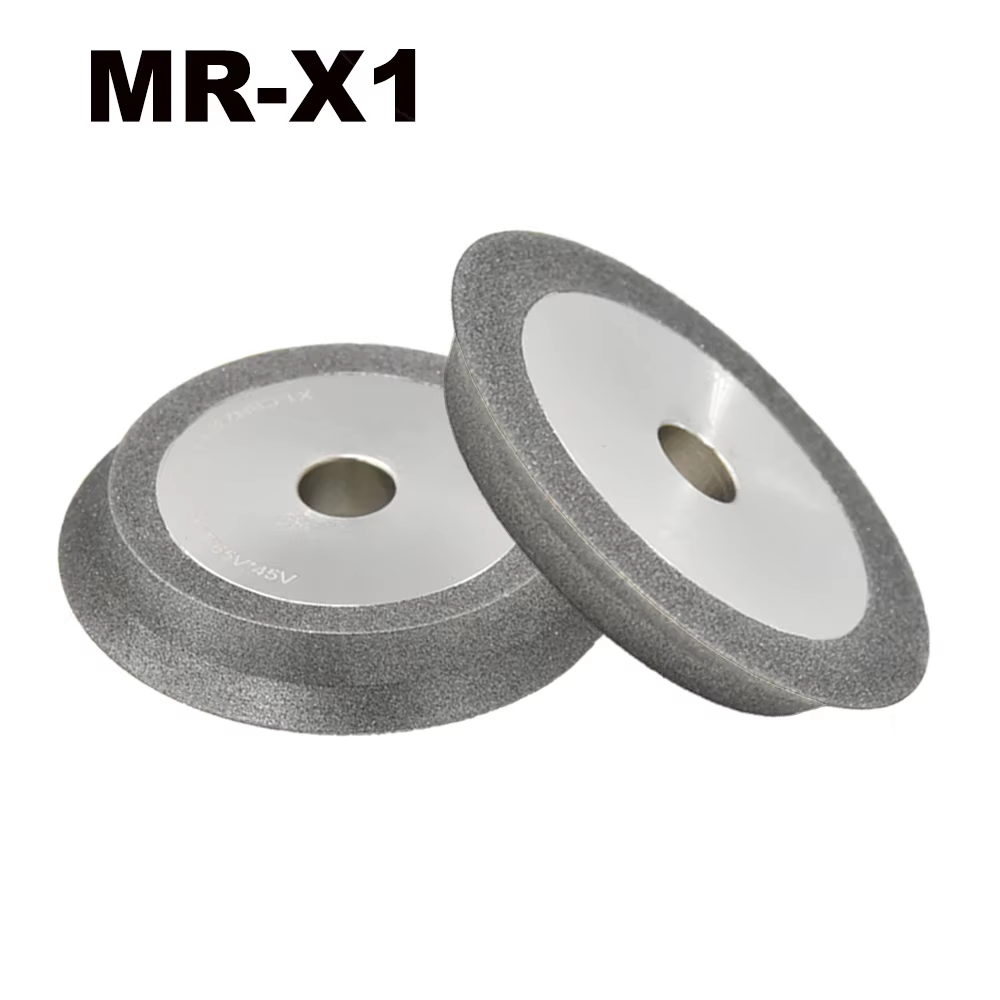 MR 20G 78-125mm CBN meule SDC cercle de meulage 230 grain meuleuse pour carbure métal tungstène acier fraise