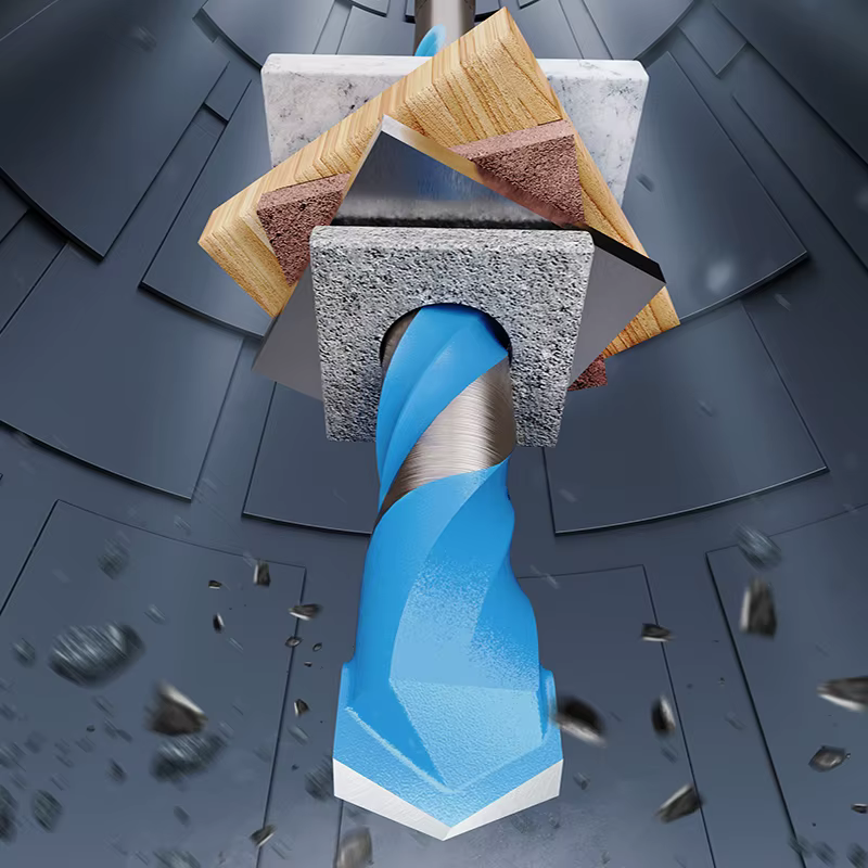 Bosch HEX-9 forets multi-construction maçonnerie béton bois carreaux de céramique foret multi-fonction alliage Triangle