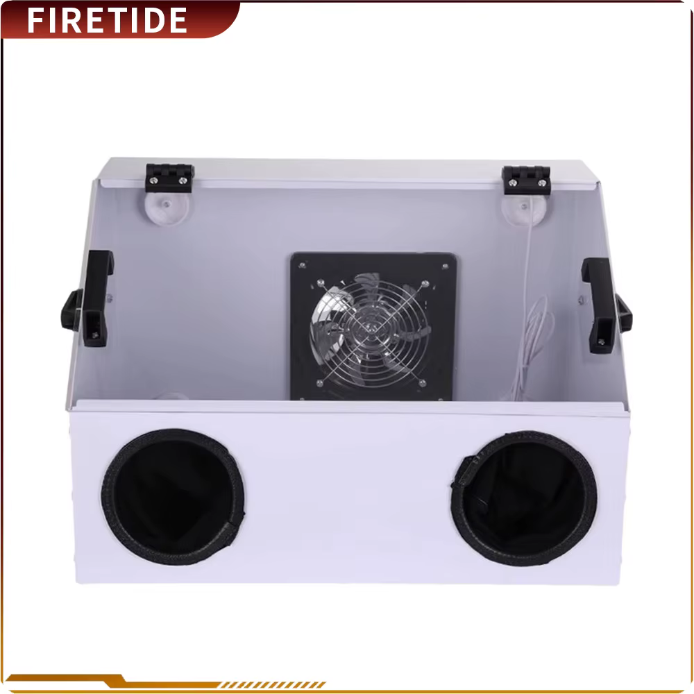 Boîte anti-poussière métallique monobloc pour machine de meulage de table