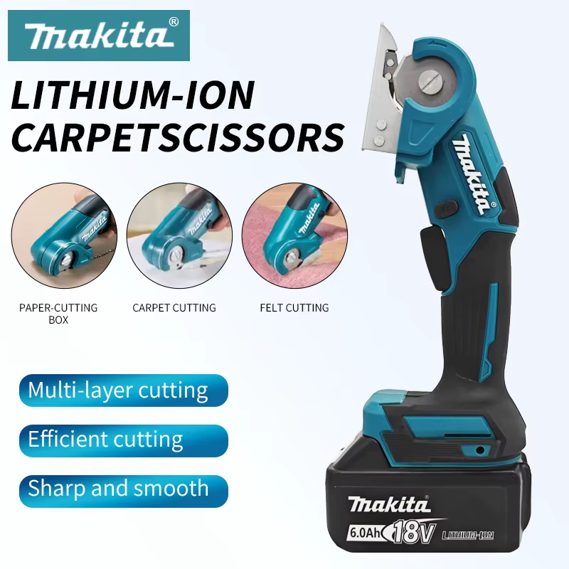 Ciseaux à tapis sans fil Makita