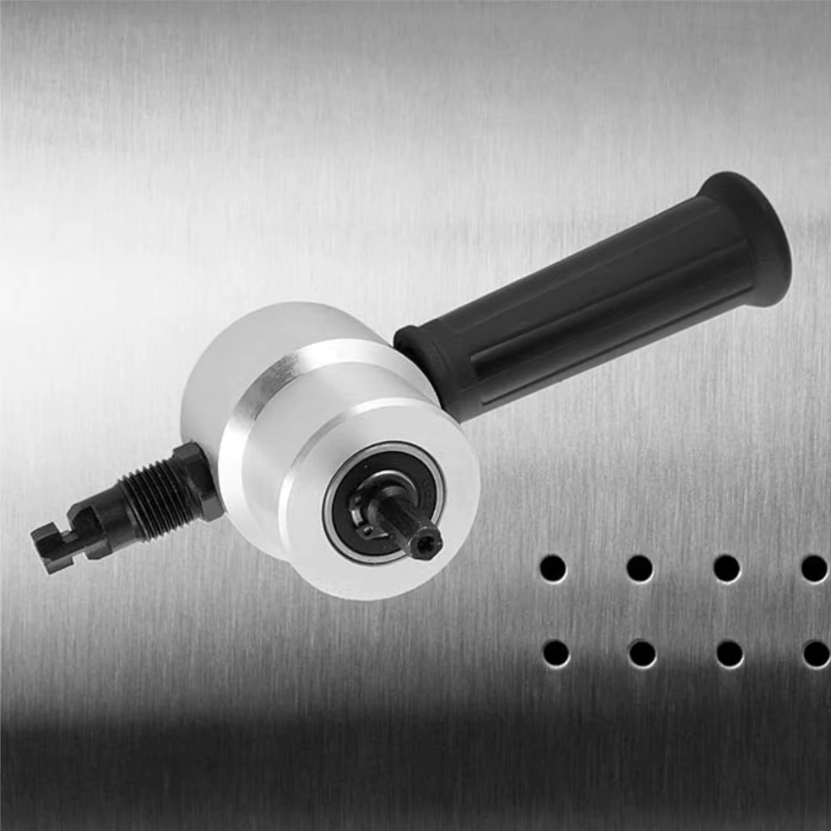 Perceuse électrique fixation plaque de Modification poinçon ciseaux tôle grignoteuse coupe réglable