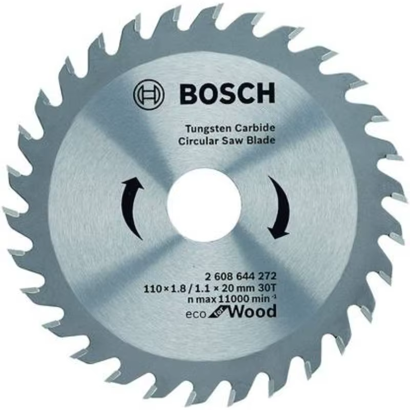 BOSCH 2608839389 lame de scie circulaire sans fil pour la coupe du bois 110x1.6/1.1x20mm T30