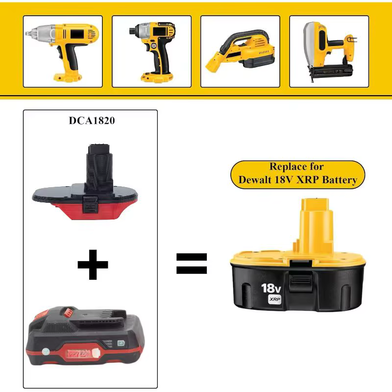 Pour adaptateur Parkside vers Dewalt