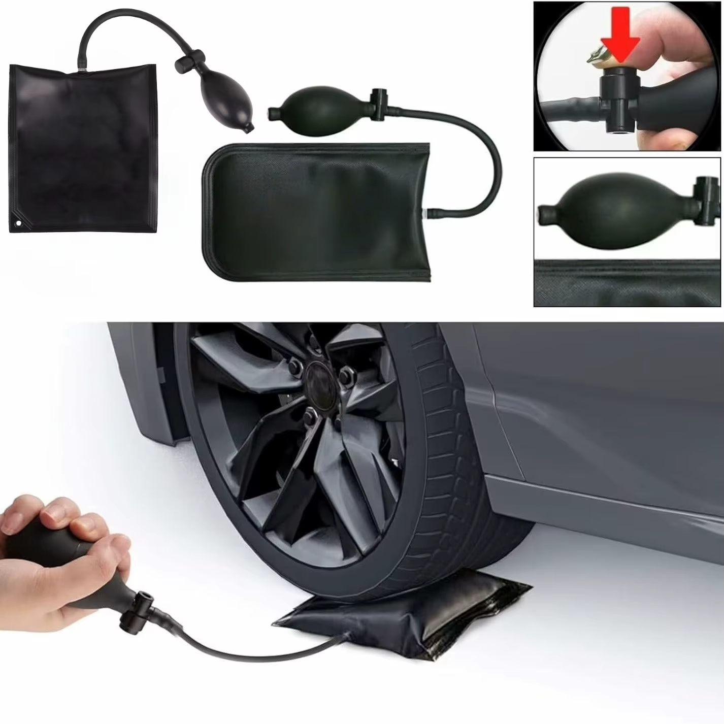 Kit d'outils professionnels pour voitures et camions, ensembles d'outils automobiles essentiels et outils de réparation en acier inoxydable