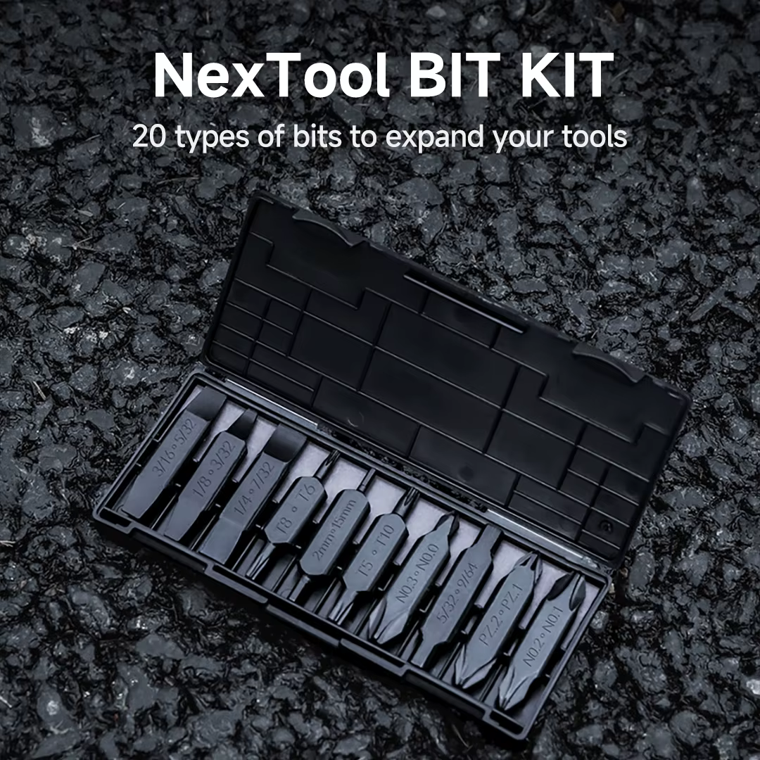 Kit d'embouts NexTool 20 types d'accessoires