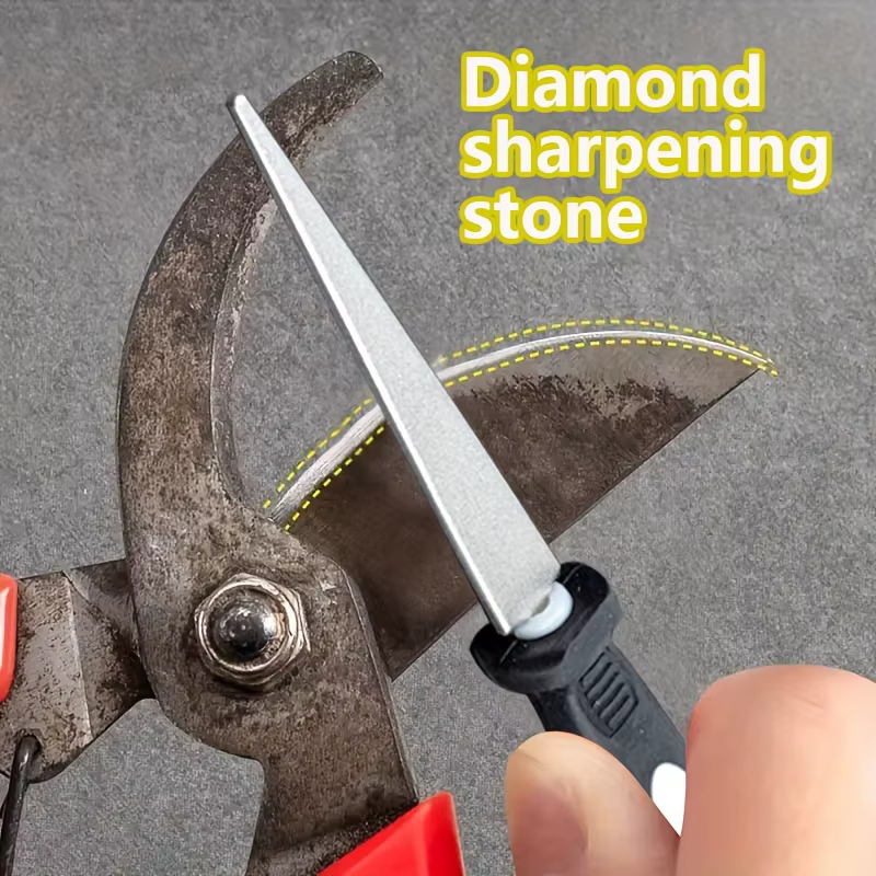 Aiguiseur de diamant, lime à double grain métallique