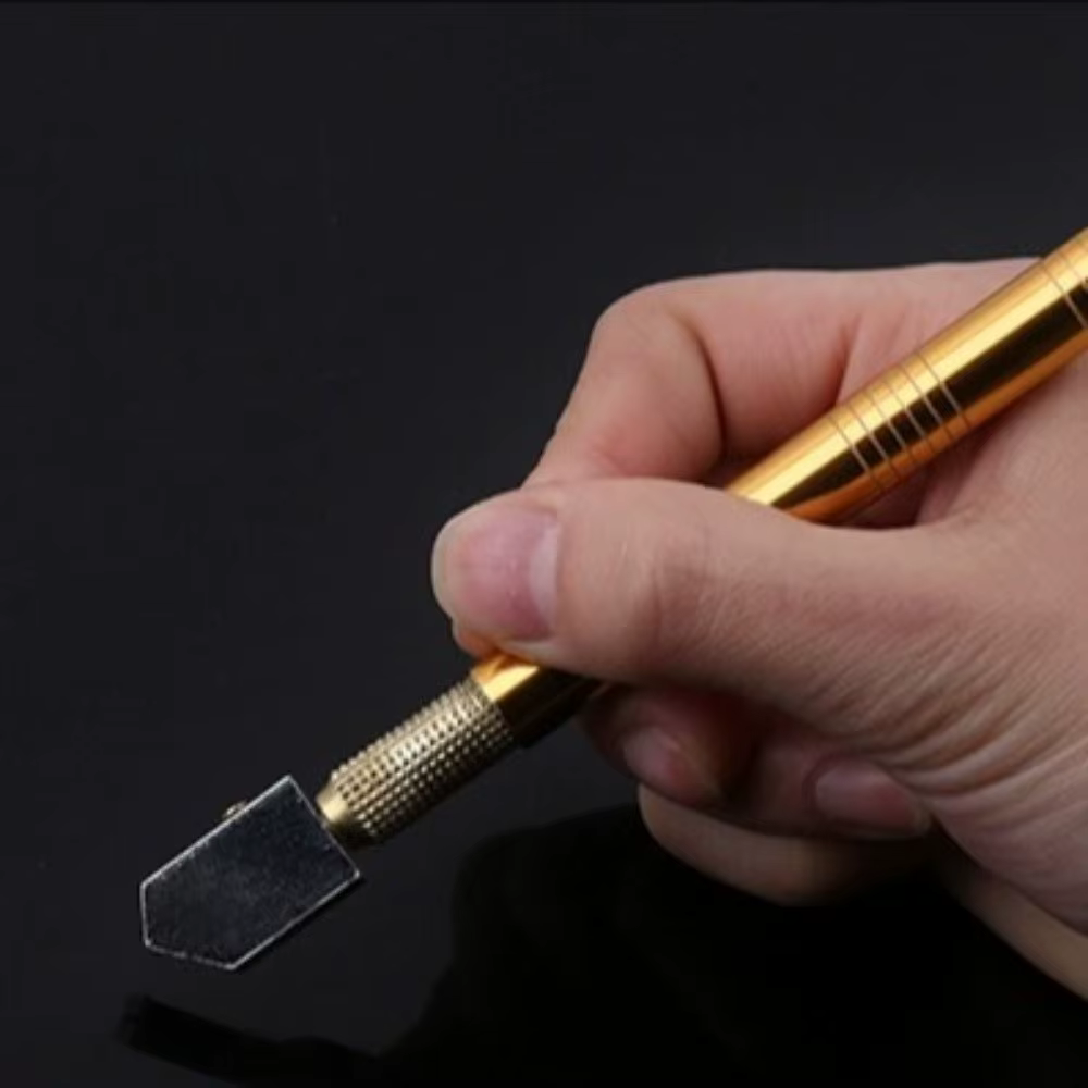 Coupe-verre en métal pratique avec poignée antidérapante