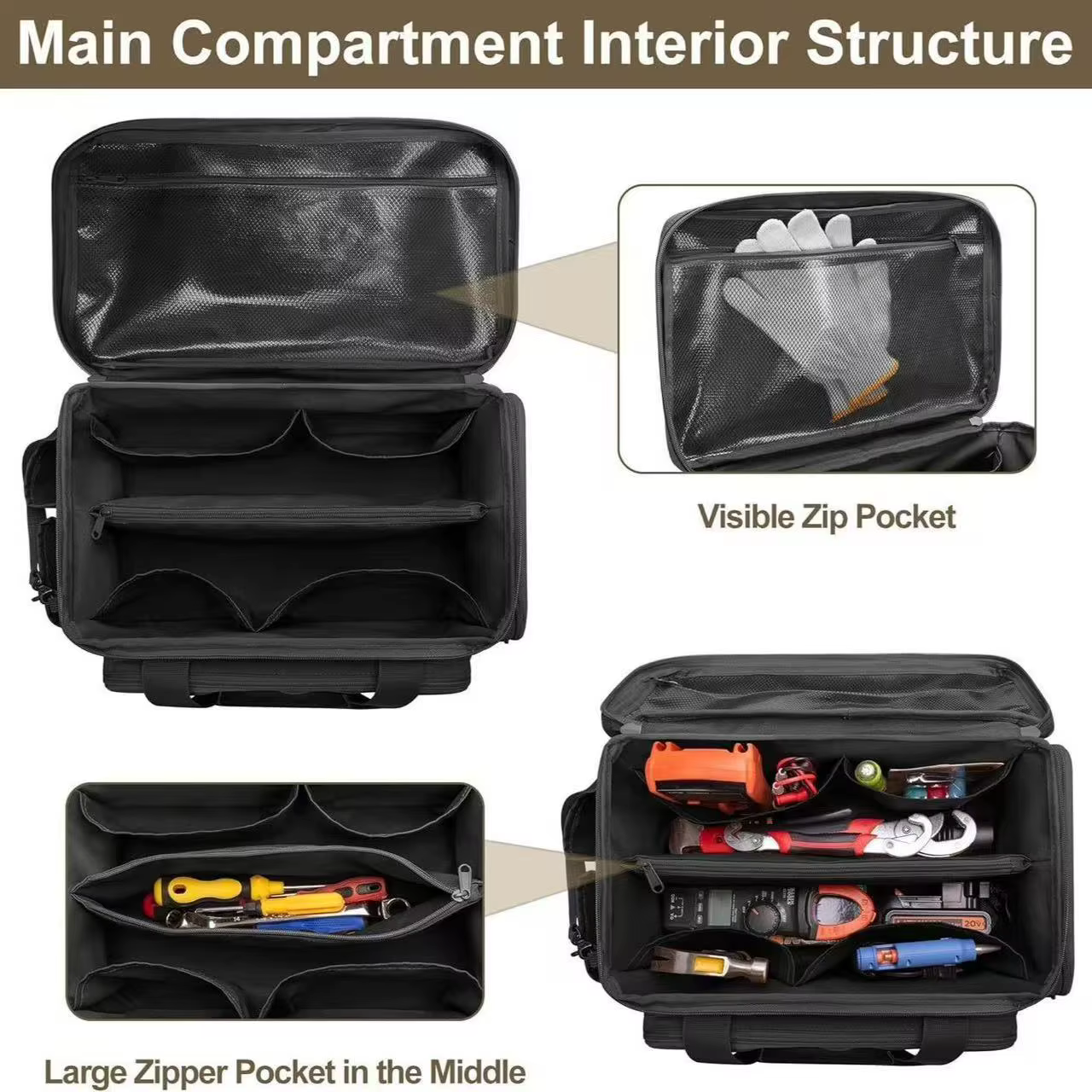 Sac à outils 14 pouces
