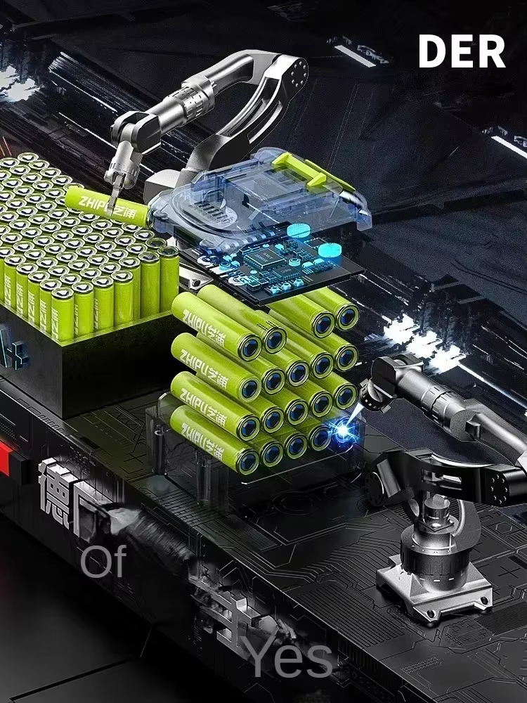 Scie électrique portative 110V/220V avec batterie haute capacité pour le travail du bois C