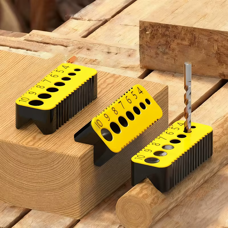 (Été6) 1 pièce Guide de perçage pour trous droits accessoire de précision multifonctionnel bricolage perceuse gabarit bloc Joints outil