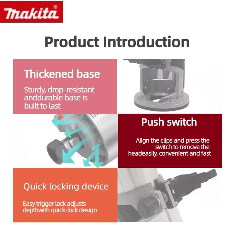 Outil de rainurage Makita DRT50