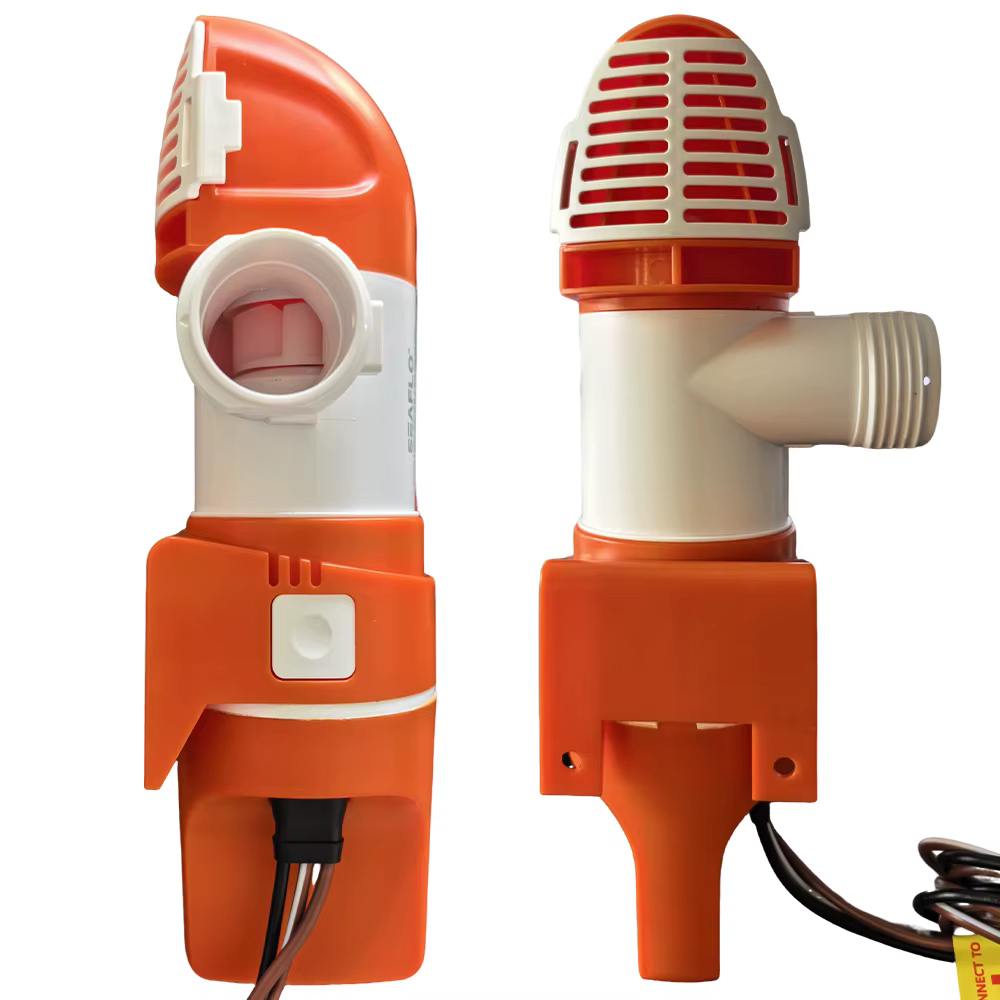 Pompe à eau multifonctionnelle pour yacht, type étroit, horizontale, automatique, pompe de cale, pompe à eau, drainage commandé par capteur, DC 12V/24V