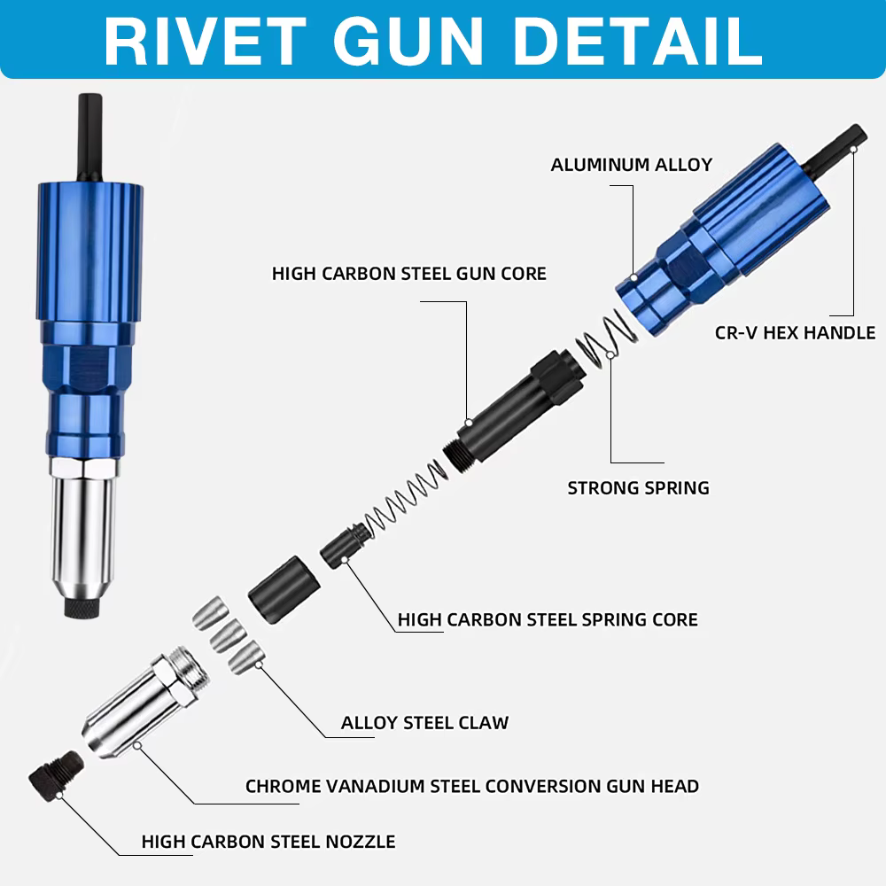 Pistolet à rivets électrique 2