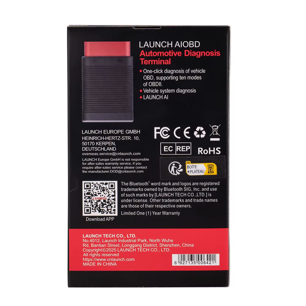 LANCEMENT AIOBD Outil de Voiture Lecteur de Code Scanner Scan Intelligent