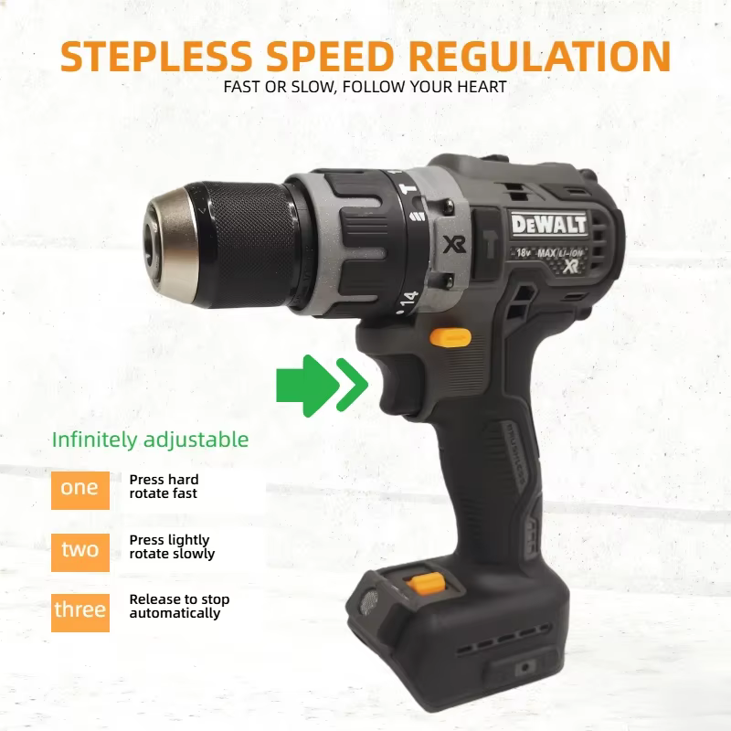 Perceuse-visseuse compacte sans balais DEWALT DCD791 : Outil électrique multifonctionnel sans fil rechargeable (machine uniquement)