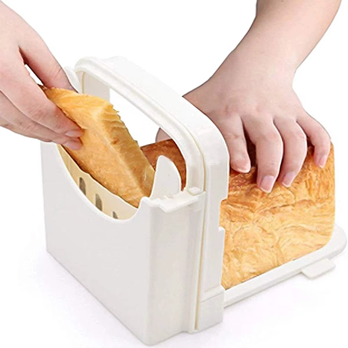 JXSLICER-Machine à trancher le pain de toast réglable, outils pliables en plastique, guide de coupe jxCutting pour les zones faites maison, cuisson de cuisine