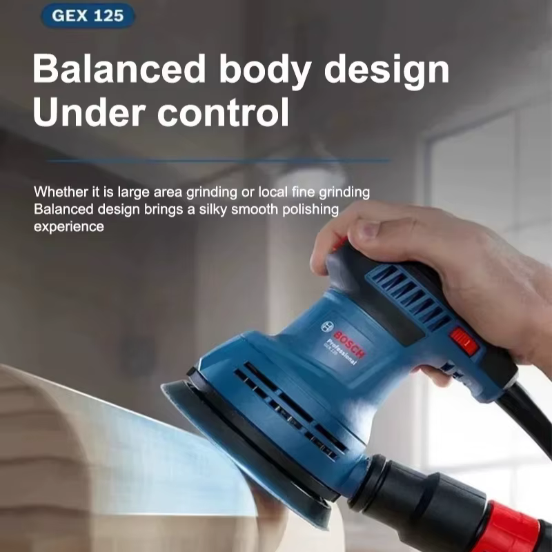 Ponceuse orbitale filaire BOSCH GEX 125 à faible vibration