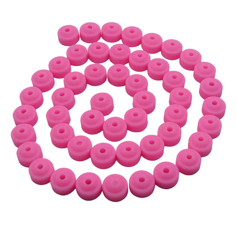 20/50pcs perceuse à ongles Protection en plastique bouchons roses utilisés sur 3/32 "forets