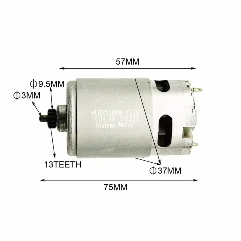 Moteur de remplacement 14.4V/13 dents