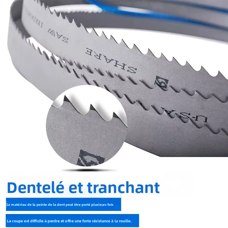 Lame de scie à ruban bimétallique M42 1/2'' 13mm x 1425 1570 1790 2240 avec 6 14Tpi pour la coupe du bois dur et du