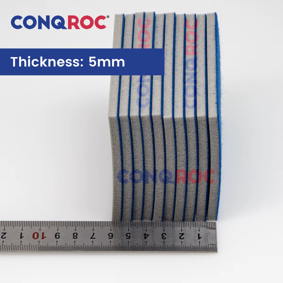 10 pièces 75x100x5mm éponges de ponçage carbure de silicium blocs