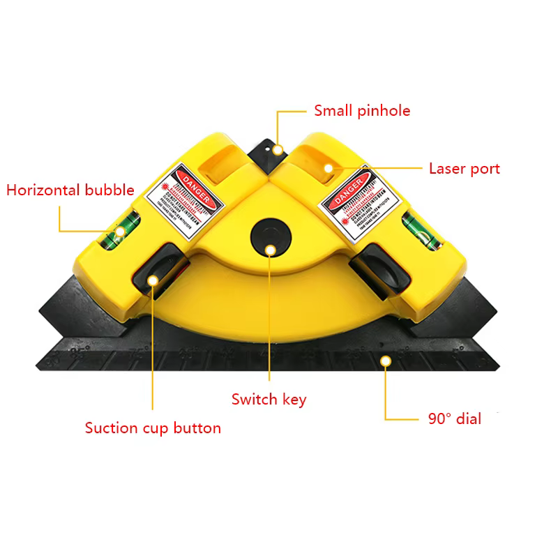 Niveau Laser à Angle droit de 90 degrés