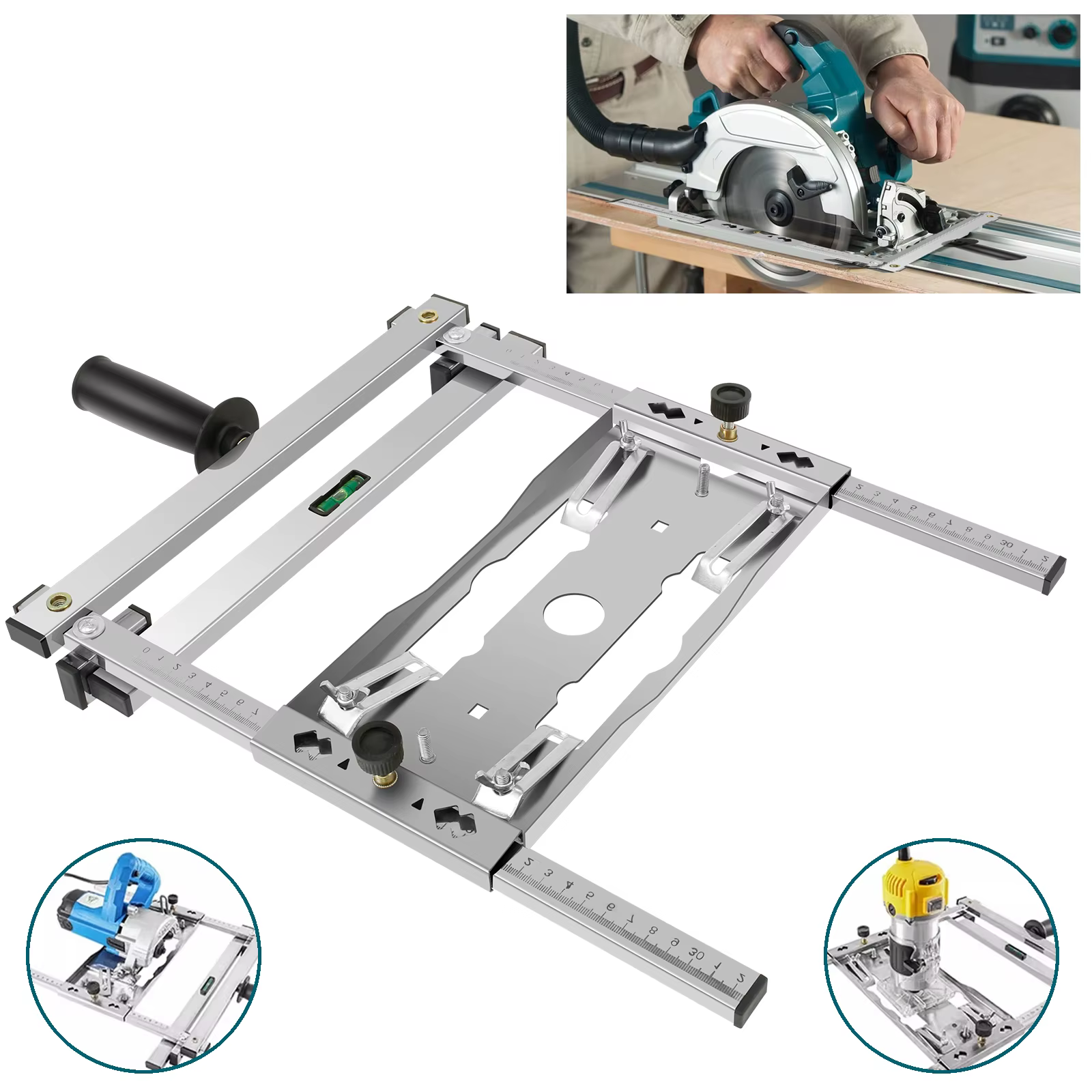 Machine de découpe Guide de bord positionneur acier inoxydable